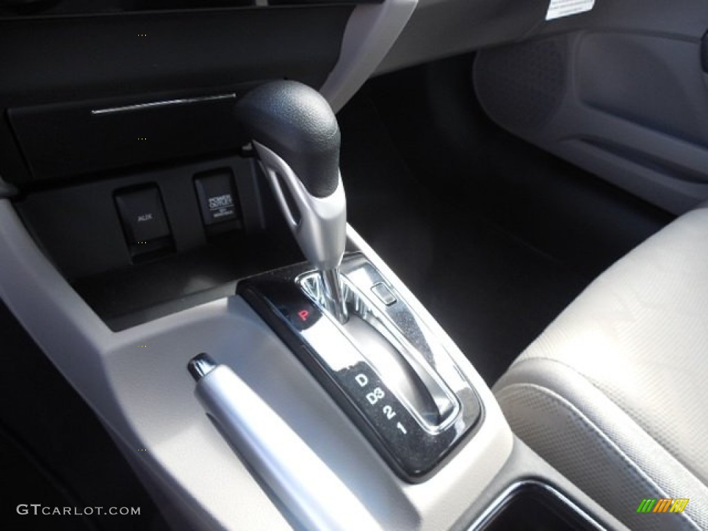 2013 Civic EX Coupe - Polished Metal Metallic / Gray photo #13