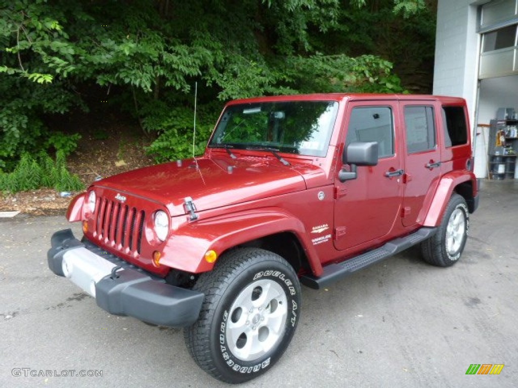 Deep Cherry Red Crystal Pearl Jeep Wrangler Unlimited