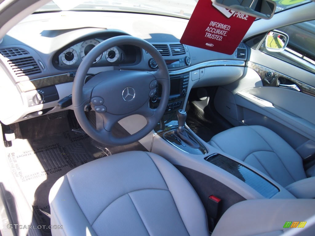 2008 E 350 Sedan - Flint Grey Metallic / Ash photo #17