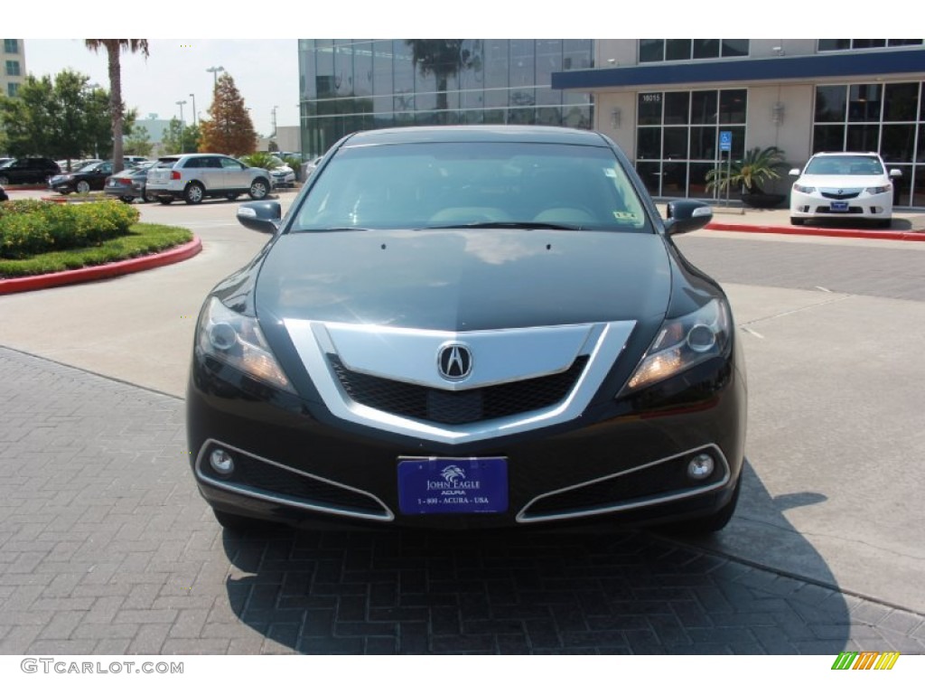 2010 ZDX AWD - Crystal Black Pearl / Ebony photo #3