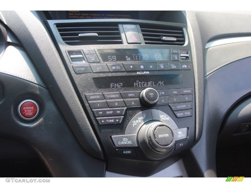2010 ZDX AWD - Crystal Black Pearl / Ebony photo #24