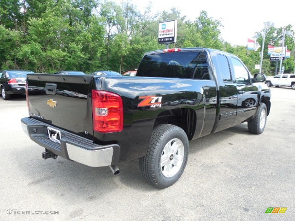 2013 Silverado 1500 LT Extended Cab 4x4 - Black / Ebony photo #7