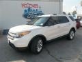 2014 White Platinum Ford Explorer XLT  photo #1
