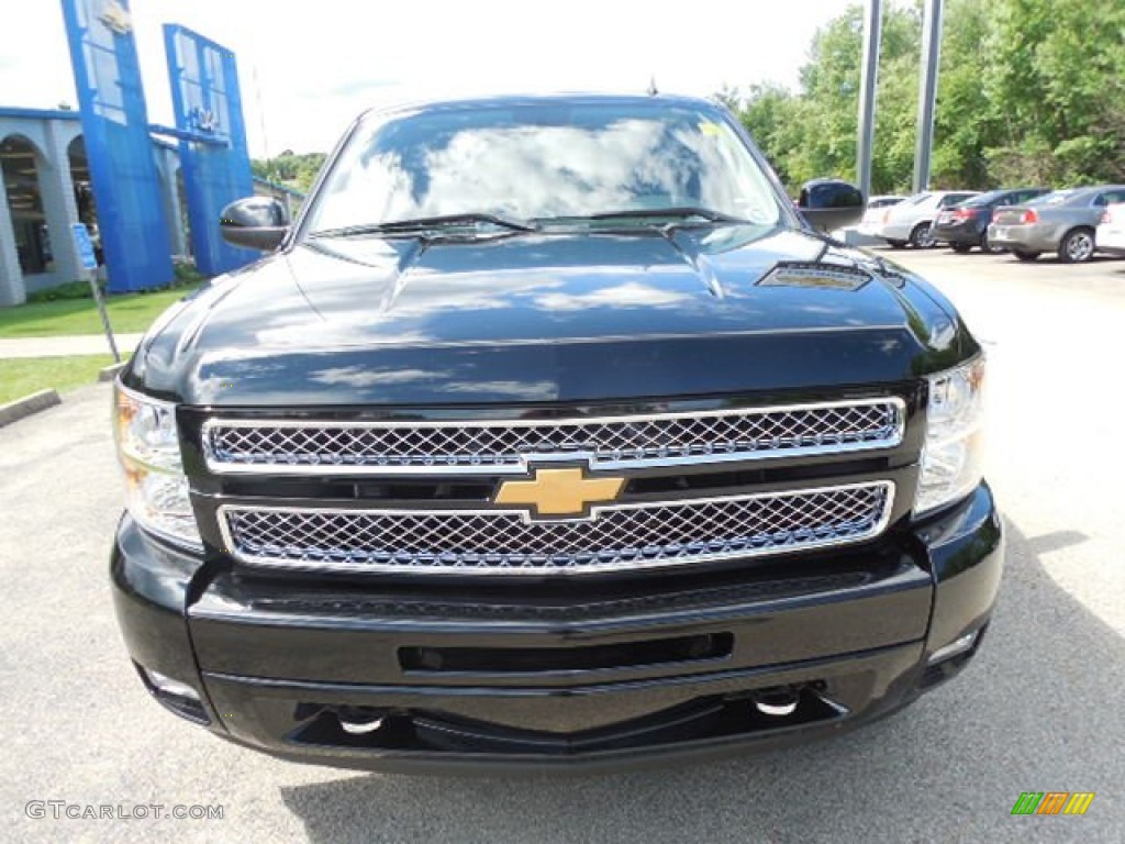 2013 Silverado 1500 LT Extended Cab 4x4 - Black / Ebony photo #11