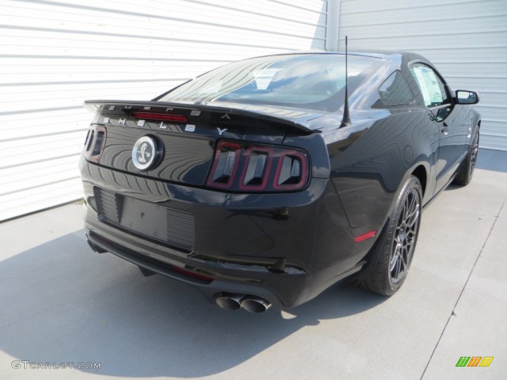 Black 2014 Ford Mustang Shelby GT500 SVT Performance Package Coupe Exterior Photo #83152639