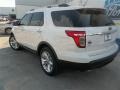 2014 White Platinum Ford Explorer XLT  photo #2