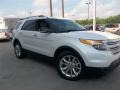 2014 White Platinum Ford Explorer XLT  photo #4