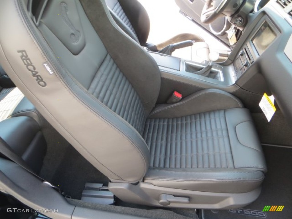Shelby Charcoal Black/Black Accents Recaro Sport Seats Interior 2014 Ford Mustang Shelby GT500 SVT Performance Package Coupe Photo #83152886