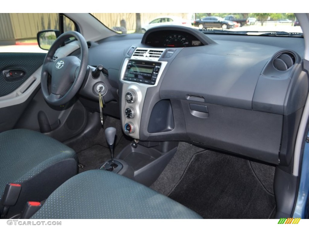 2007 Yaris 3 Door Liftback - Bayou Blue Metallic / Dark Charcoal photo #15