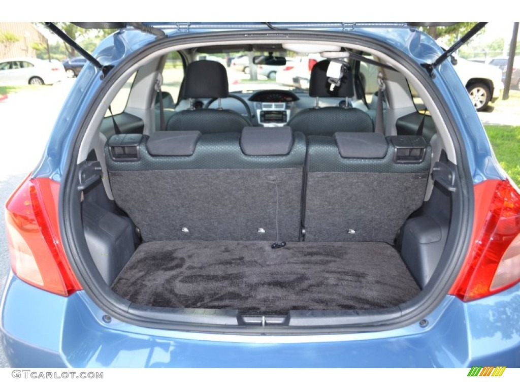 2007 Yaris 3 Door Liftback - Bayou Blue Metallic / Dark Charcoal photo #19