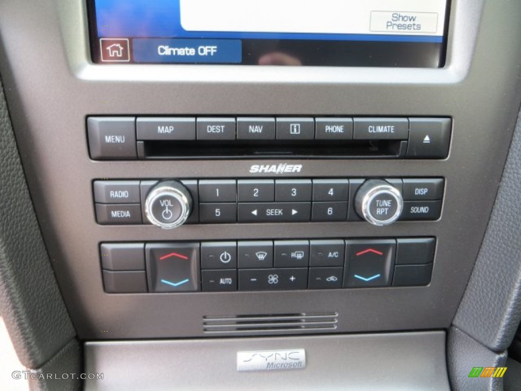 2014 Ford Mustang Shelby GT500 SVT Performance Package Coupe Controls Photo #83153071