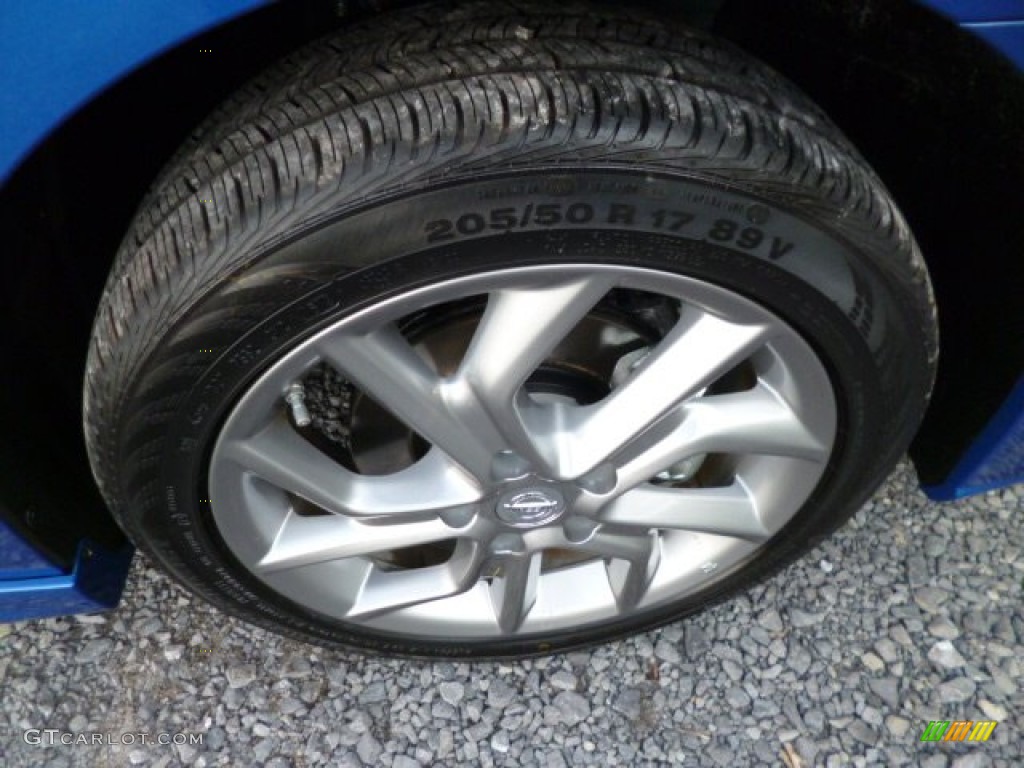 2013 Sentra SR - Metallic Blue / Charcoal photo #9