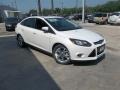 White Platinum - Focus Titanium Sedan Photo No. 6