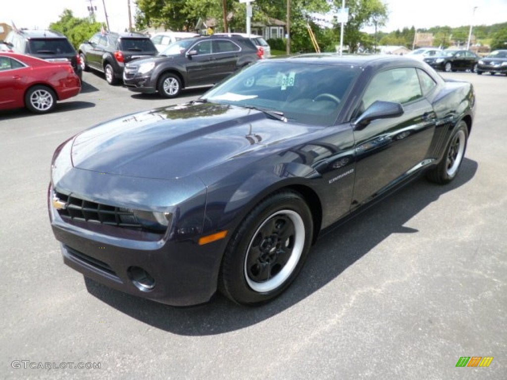 2013 Camaro LS Coupe - Blue Ray Metallic / Black photo #3