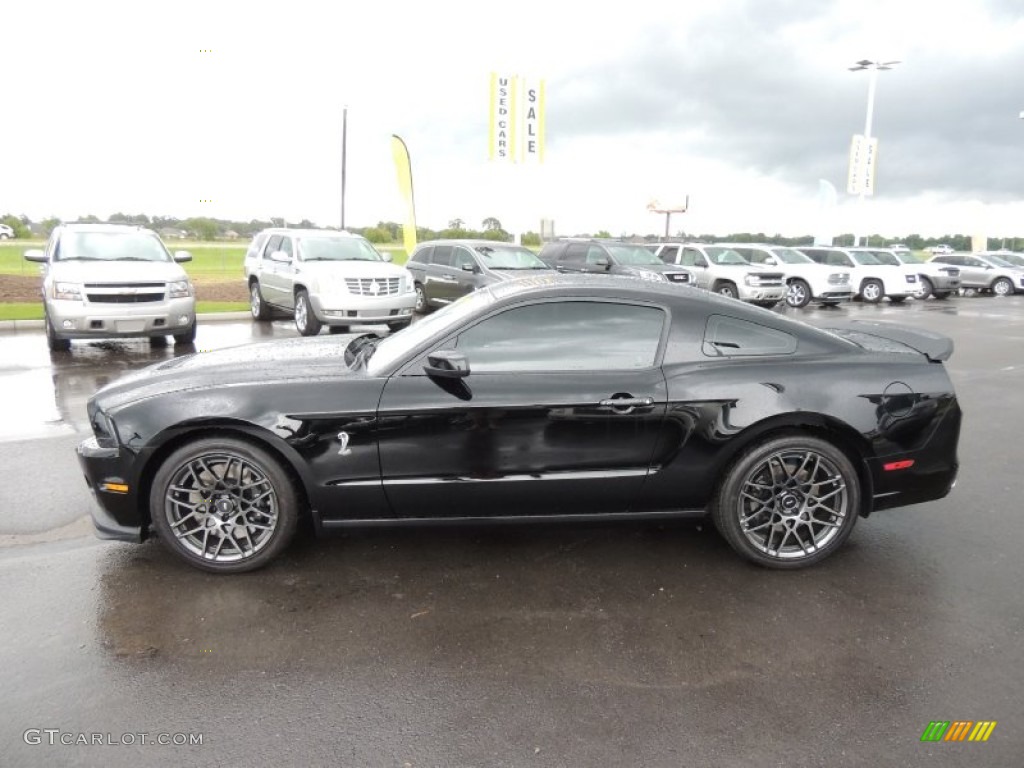 Black 2013 Ford Mustang Shelby GT500 SVT Performance Package Coupe Exterior Photo #83155312