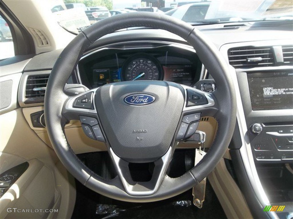 2013 Fusion SE 1.6 EcoBoost - Ruby Red Metallic / Dune photo #10