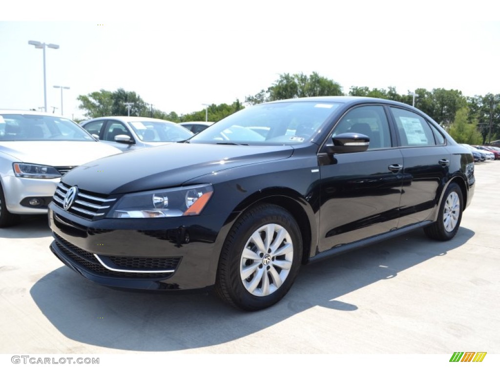 2013 Passat 2.5L Wolfsburg Edition - Black / Titan Black photo #1