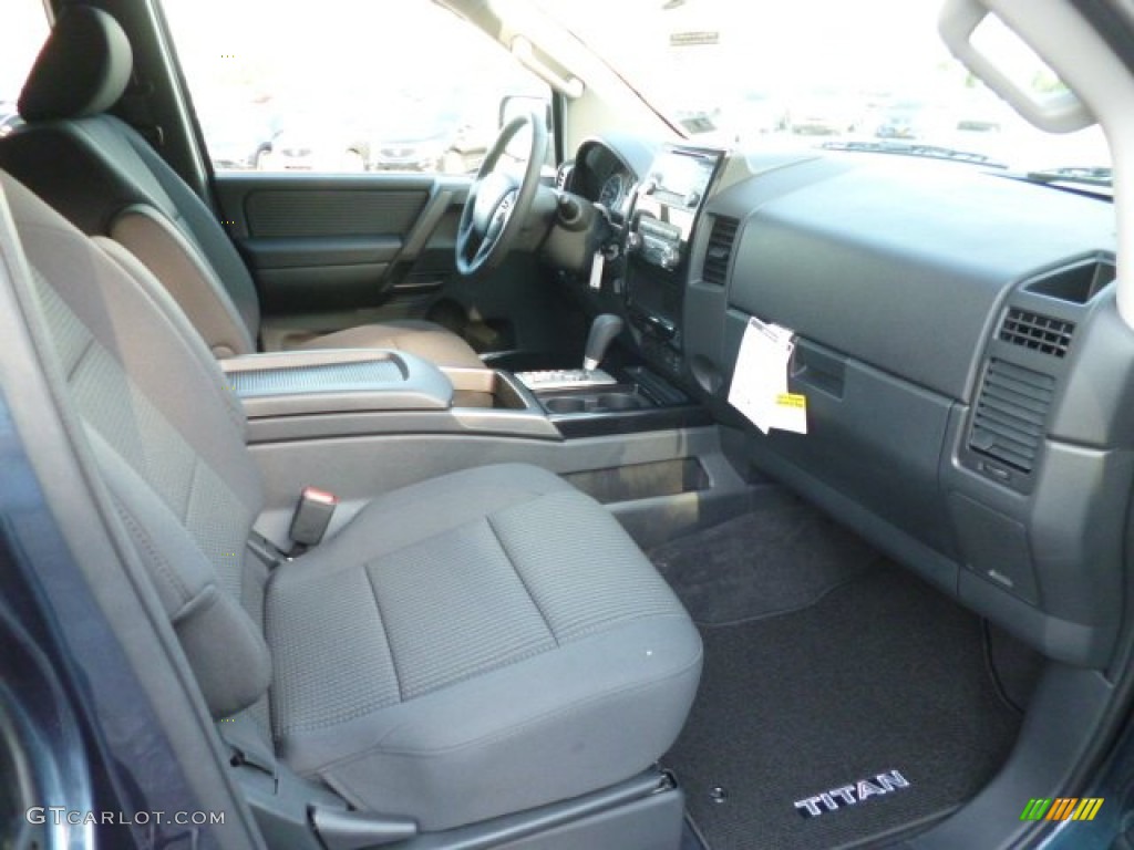 2013 Titan SV King Cab 4x4 - Graphite Blue / Charcoal photo #10