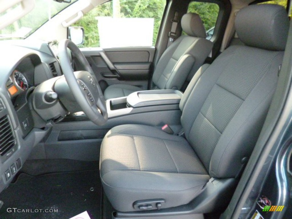 2013 Titan SV King Cab 4x4 - Graphite Blue / Charcoal photo #15
