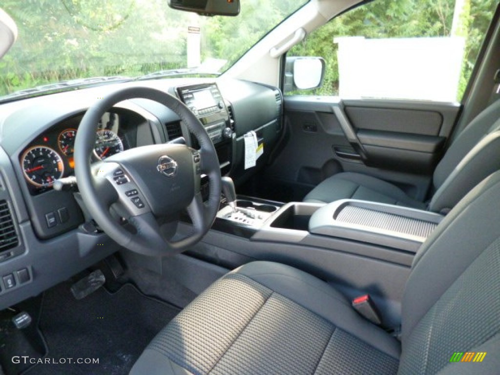 2013 Titan SV King Cab 4x4 - Graphite Blue / Charcoal photo #16