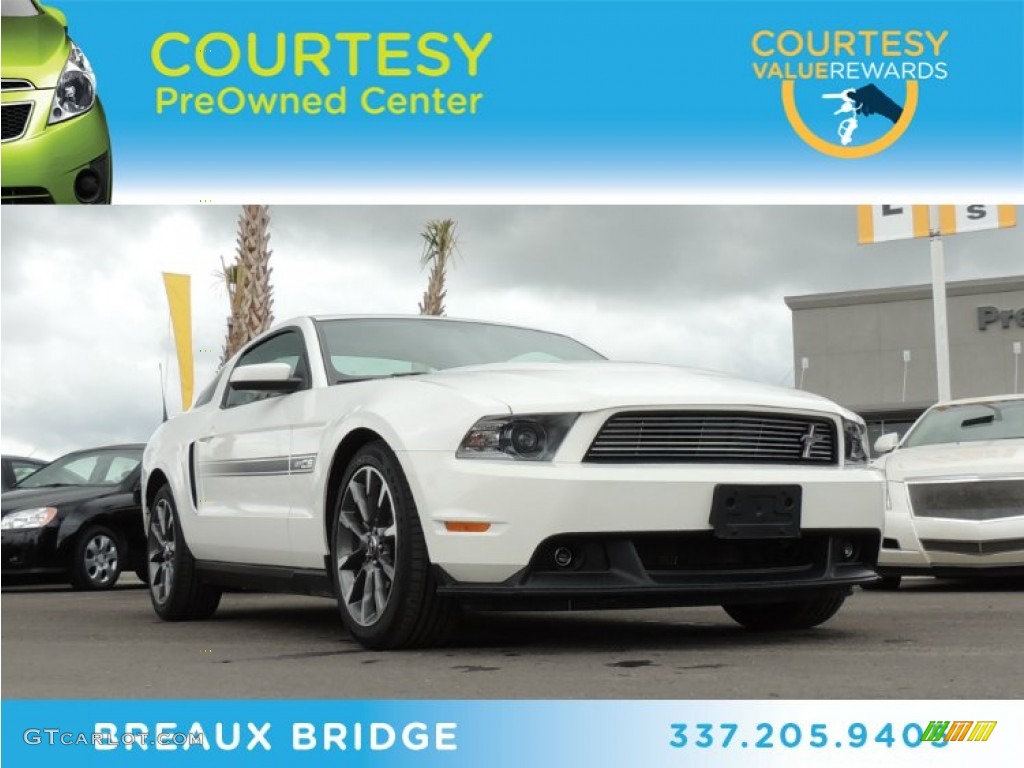 2011 Mustang GT/CS California Special Coupe - Performance White / CS Charcoal Black/Carbon photo #1