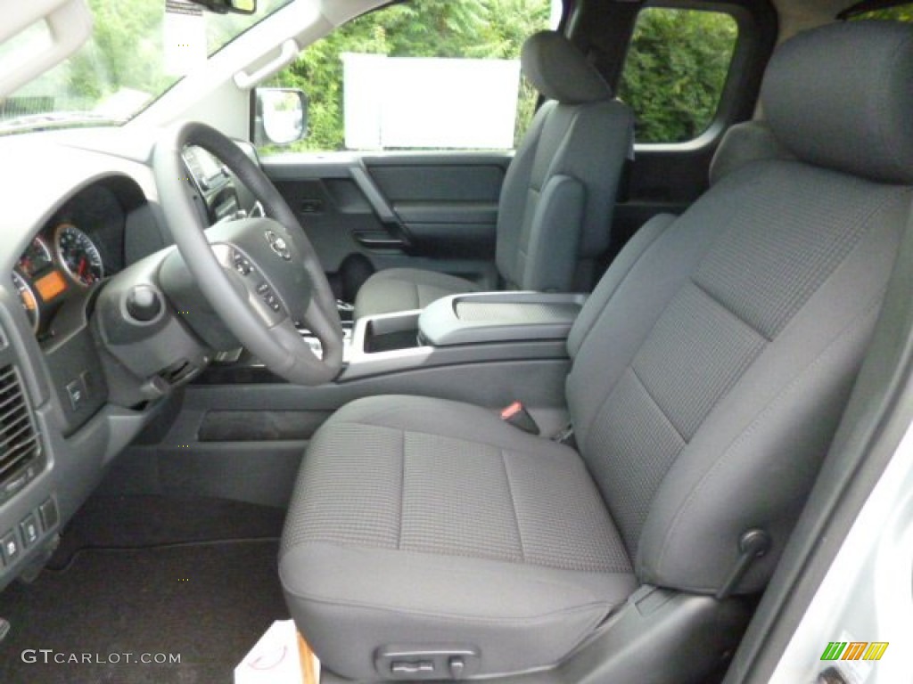 Charcoal Interior 2013 Nissan Titan SV King Cab 4x4 Photo #83156671