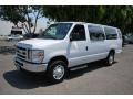 Oxford White 2008 Ford E Series Van E350 Super Duty 15 Passenger