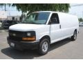 Summit White 2012 Chevrolet Express 2500 Cargo Van Exterior