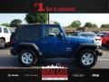2009 Deep Water Blue Pearl Coat Jeep Wrangler X 4x4 #83140936