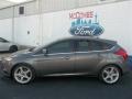 2013 Sterling Gray Ford Focus Titanium Hatchback  photo #3