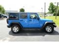 2012 Cosmos Blue Jeep Wrangler Unlimited Sport 4x4  photo #4