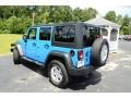 2012 Cosmos Blue Jeep Wrangler Unlimited Sport 4x4  photo #8