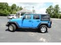 2012 Cosmos Blue Jeep Wrangler Unlimited Sport 4x4  photo #9