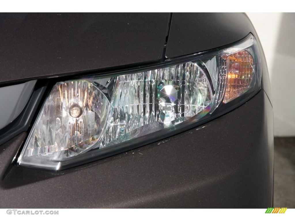 2013 Civic LX Sedan - Urban Titanium Metallic / Beige photo #5