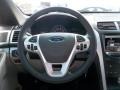 Medium Light Stone 2014 Ford Explorer XLT Steering Wheel