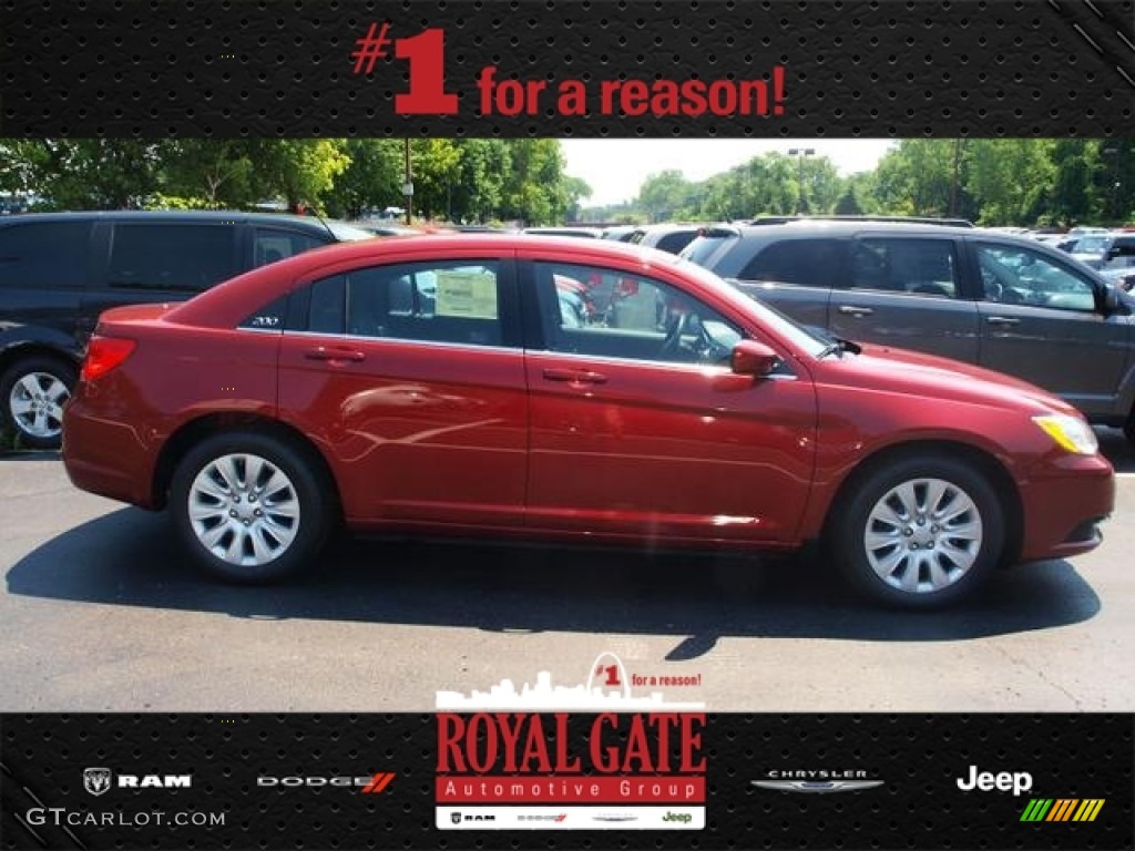 Deep Cherry Red Crystal Pearl Chrysler 200