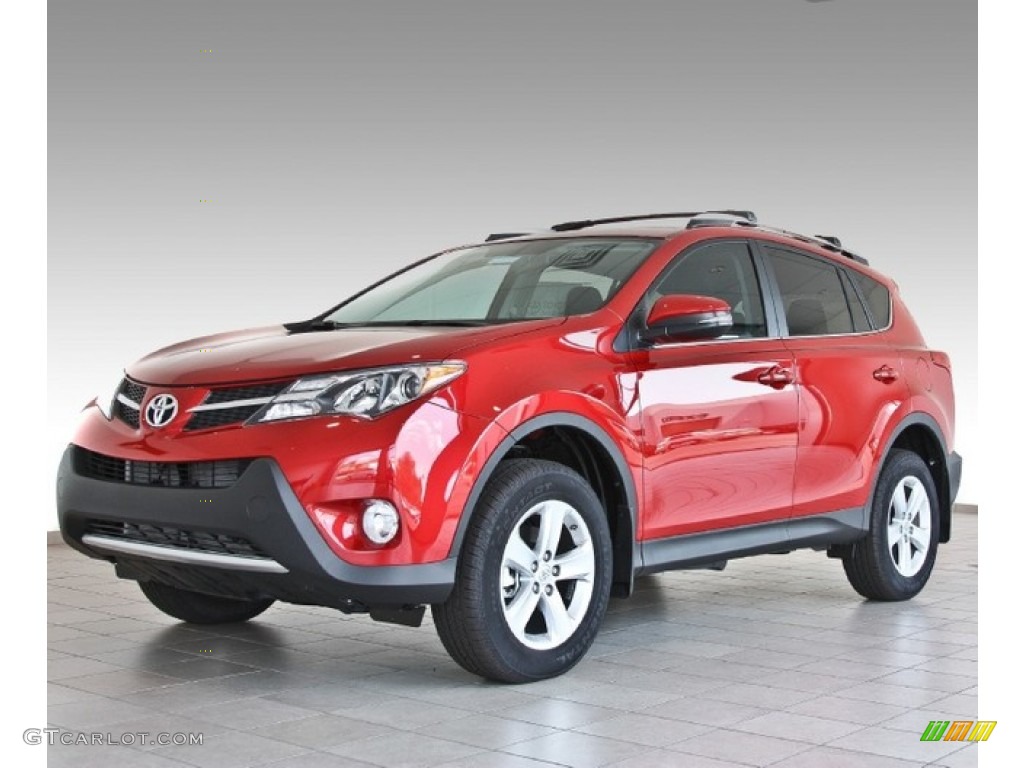 Barcelona Red Metallic 2013 Toyota RAV4 XLE Exterior Photo #83163604