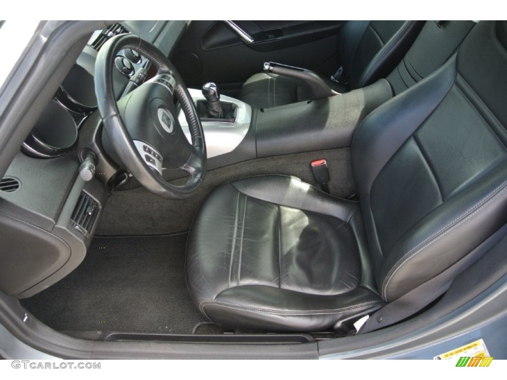 Black Interior 2007 Saturn Sky Roadster Photo #83164785