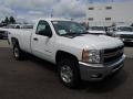 2014 Summit White Chevrolet Silverado 2500HD LT Regular Cab 4x4  photo #4