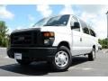 Oxford White - E Series Van E350 Super Duty XLT Extended Passenger Photo No. 1