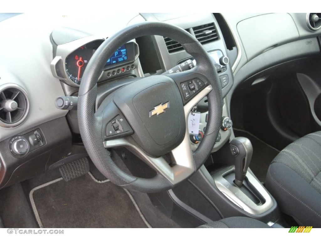 2012 Chevrolet Sonic LT Hatch Jet Black/Dark Titanium Dashboard Photo #83165841
