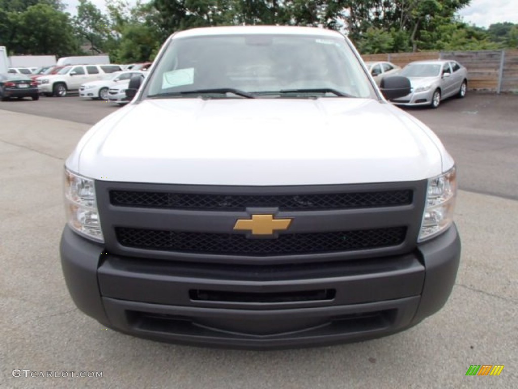 2013 Silverado 1500 Work Truck Regular Cab - Summit White / Dark Titanium photo #3