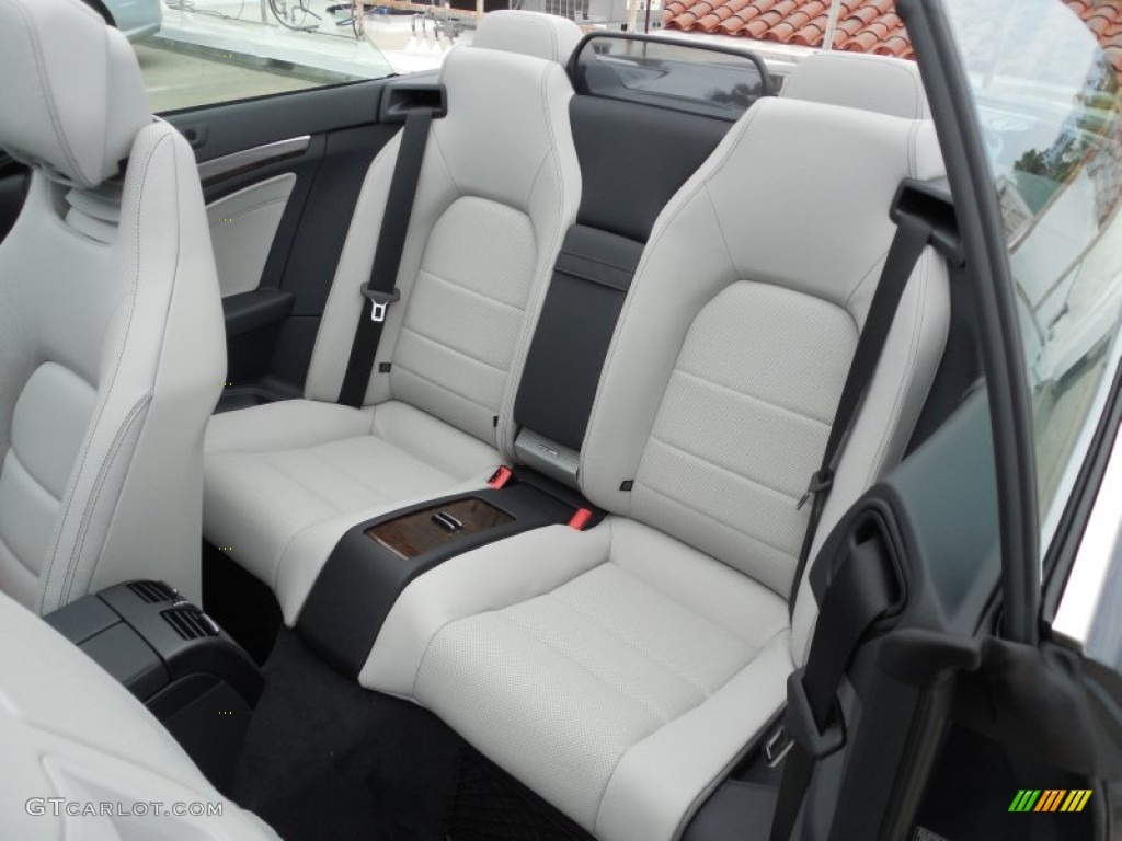Grey/Black Interior 2014 Mercedes-Benz E 350 Cabriolet Photo #83166724