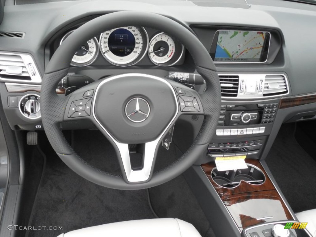 2014 Mercedes-Benz E 350 Cabriolet Grey/Black Dashboard Photo #83166742