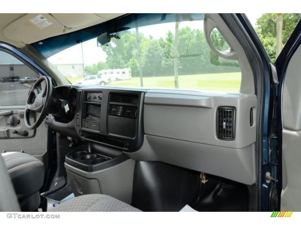 2007 Express 1500 Cargo Van - Dark Blue Metallic / Medium Pewter photo #45