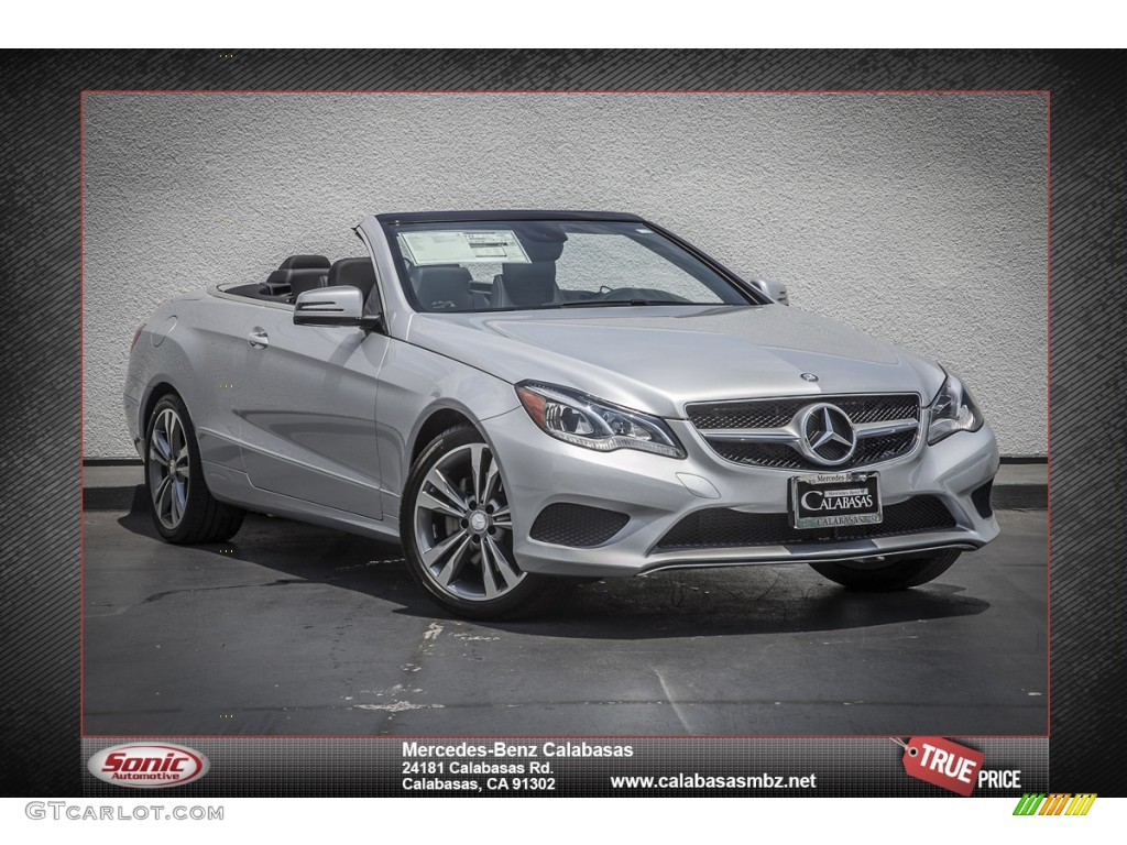 2014 E 350 Cabriolet - Iridium Silver Metallic / Black photo #1