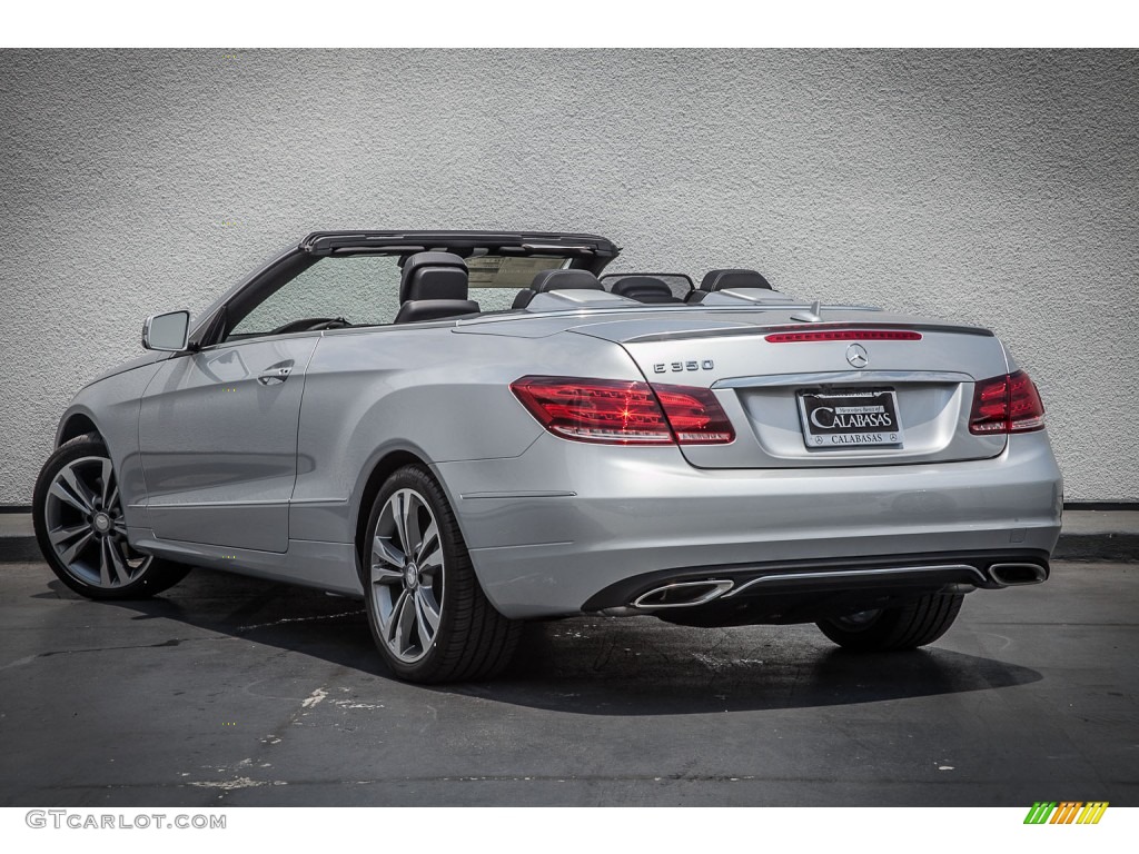 2014 E 350 Cabriolet - Iridium Silver Metallic / Black photo #2