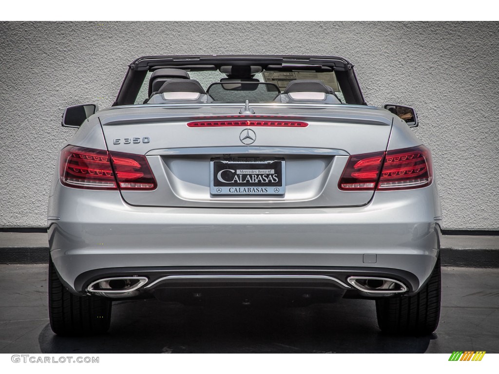 2014 E 350 Cabriolet - Iridium Silver Metallic / Black photo #3