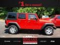 2013 Rock Lobster Red Jeep Wrangler Unlimited Sport 4x4 #83162132