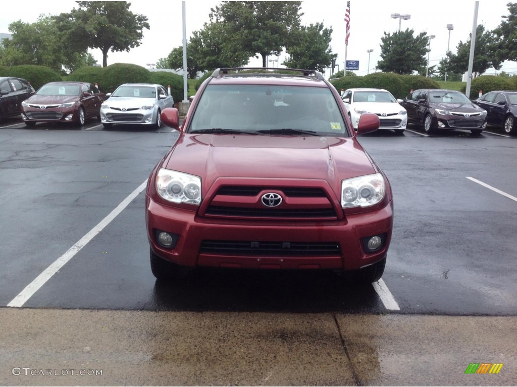 2006 4Runner Limited - Salsa Red Pearl / Stone Gray photo #1
